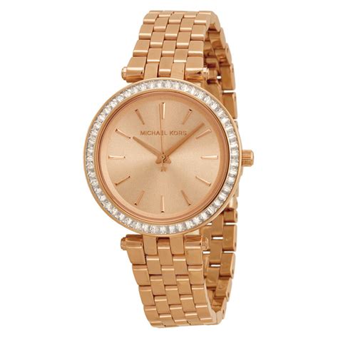 michael kors 3366|michael kors mk3366 mini darci rose gold tone .